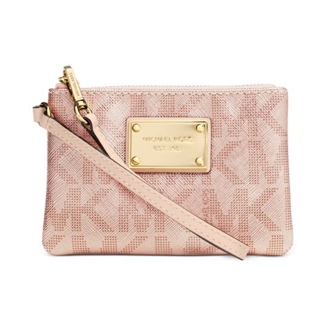 pink michael kors wristlet|michael kors wristlets on sale.